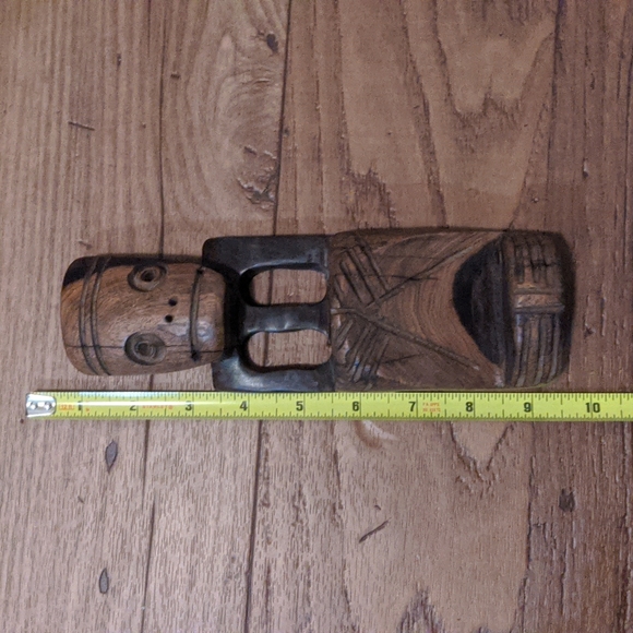 Beautiful  Tribal Hand Carved Ebony/Wooden Statue - Picture 8 of 13